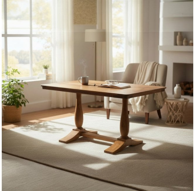 Arreton Pedestal Dining Table - 1.35m