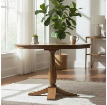 Arreton Pedestal Round Dining Table - 1.1m