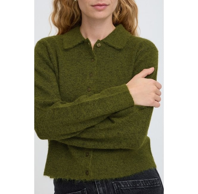 B.YOUNG Byminua Cardigan Avocado Melange
