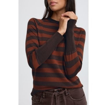 Bymmorla Long Cuff Smoked Parika/Java Stripe