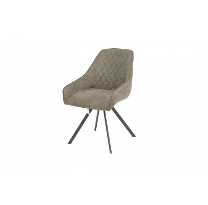 Bali Swivel Dining Chair -Grey