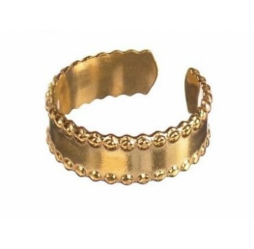 Band of Gold Adjustable Ring
