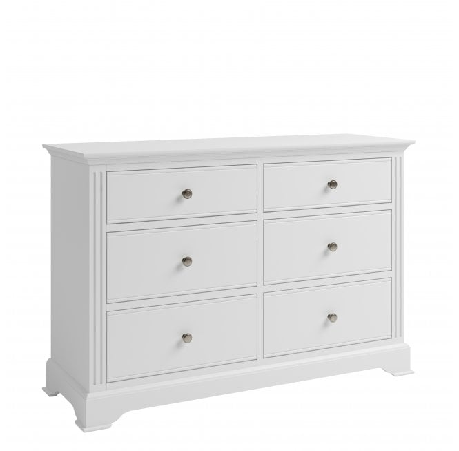 Binnel White Bedroom 6 Drawer Chest Furniture SALE from Readers