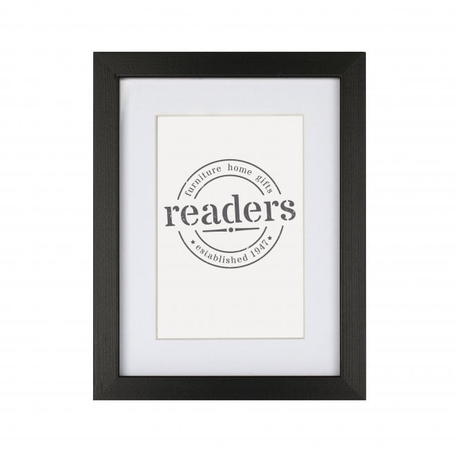 Black Box Frame 6" x 4" without mount (5" x 3" with mount)