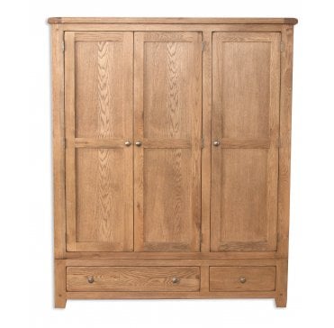 Calbourne Country 3 Door 2 Drawer Wardrobe