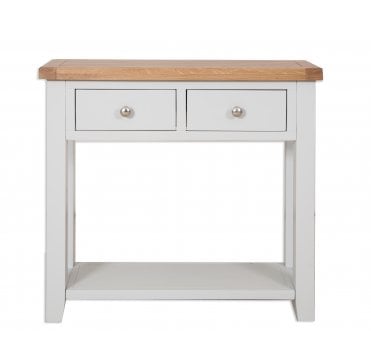 Calbourne Grey 2 Drawer Console Table