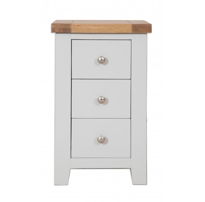 Calbourne Grey 3 Drawer Bedside Cabinet