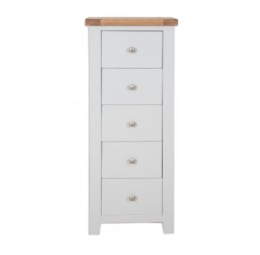 Calbourne Grey 5 Drawer Tall Chest