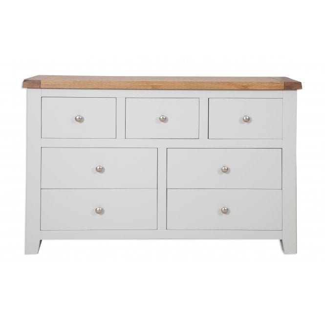 Calbourne Grey 7 Drawer Wide Chest