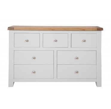 Calbourne Grey 7 Drawer Wide Chest
