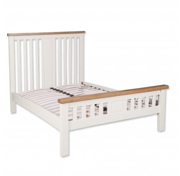 Calbourne White Double Bed