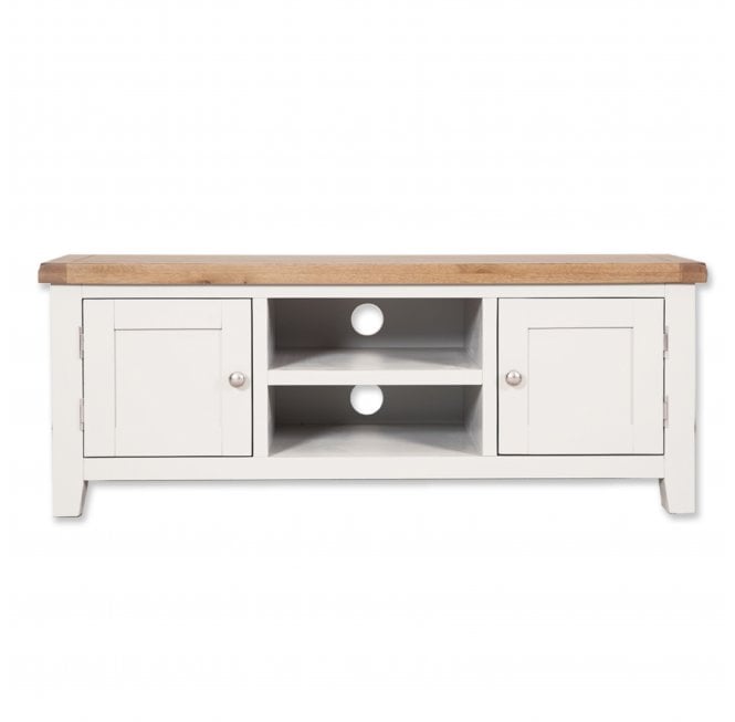 Calbourne White Plasma Tv Cabinet