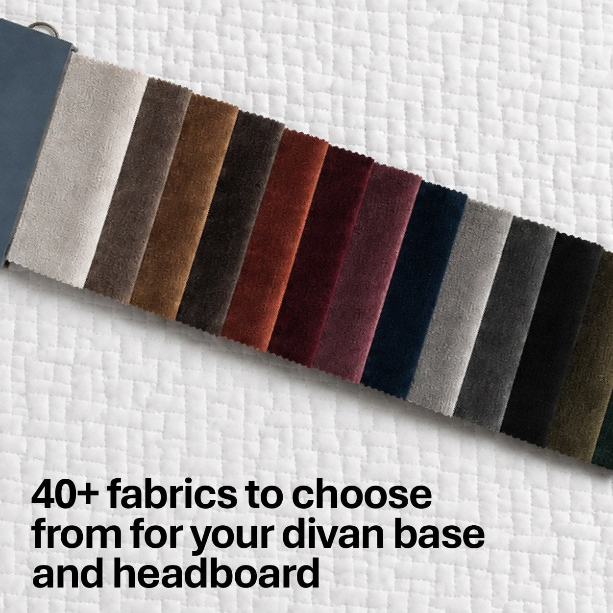 over 40 fabrics