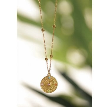 Colour Me Compass Necklace