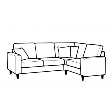 Dalton Corner Sofa 2 Seater (Left Arm) + 90 + 1 Seater (Right Arm)