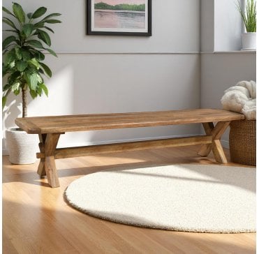 Dunsbury Cross Leg Bench - 2m