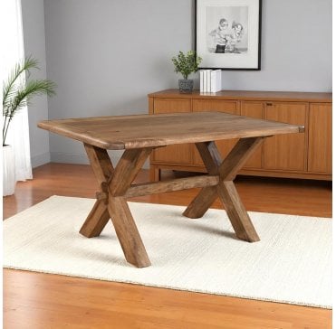 Dunsbury Cross Leg Dining Table - 1.35m