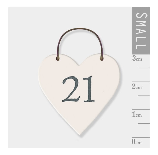 East of India Little Heart Sign - 21