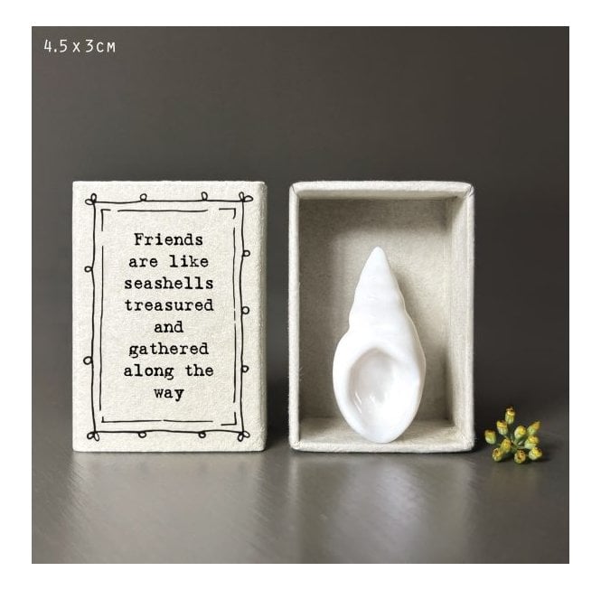 East of India Matchbox - Seashell