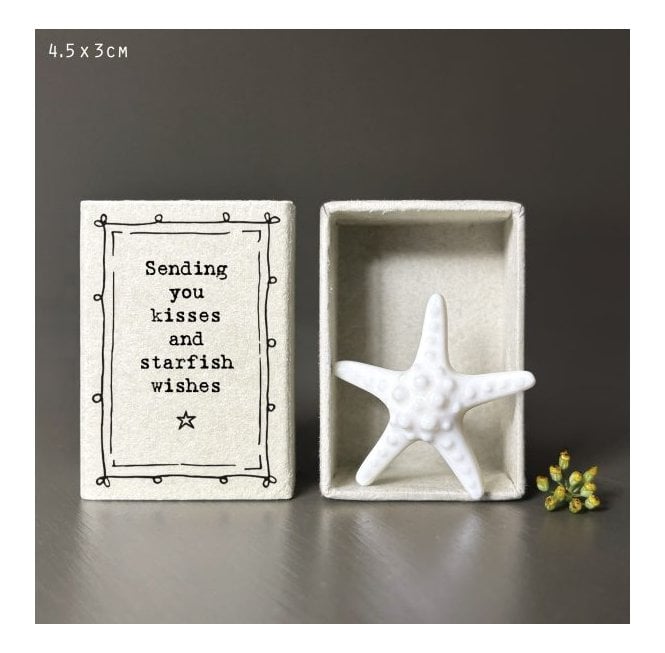 East of India Matchbox - Starfish