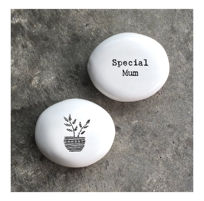 East of India Porcelain pebble-Special mum