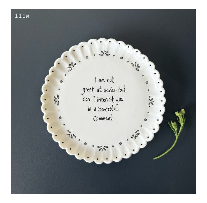 East of India Scallop Coaster - not great at advice