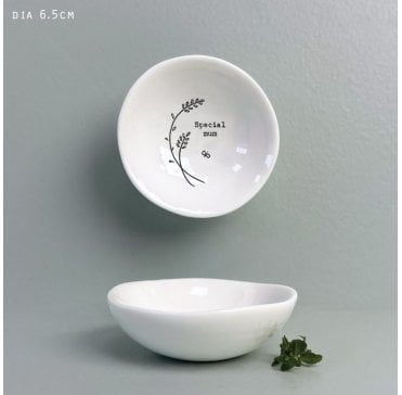 Sml hedgerow bowl-Special mum
