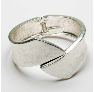 Hinged Cross Over Bangle 