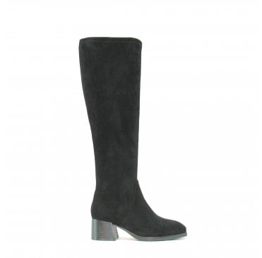 Maddie Knee High Magic Stretch Boots - Black
