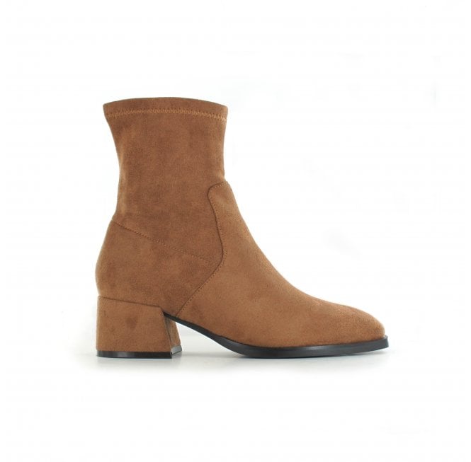 Ella Sammy Stretch Ankle Boot - Tan