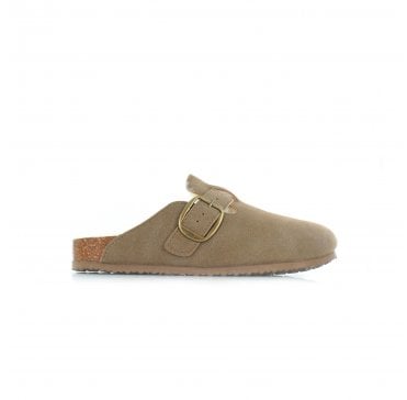 Tessa Faux Fur Slipper - Mocha