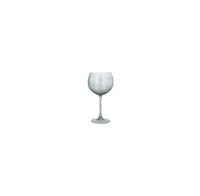 Gisela Graham Green Leaf Garland Gin Balloon Glass, 620ml, 