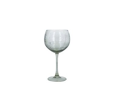 Green Leaf Garland Gin Balloon Glass, 620ml, 