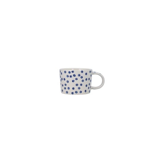 Gisela Graham Stoneware Mug - Blue Dots