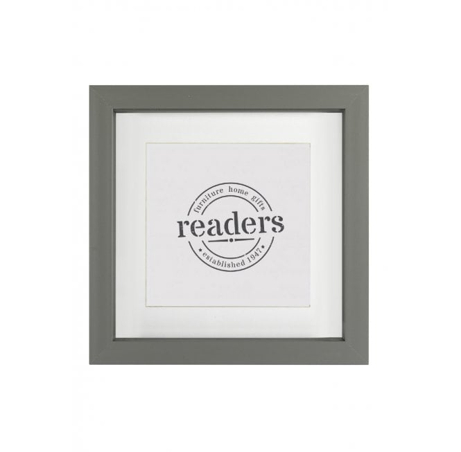 Grey Box Frame 5" x 5" without mount (3.5" x 3.5" with mount)