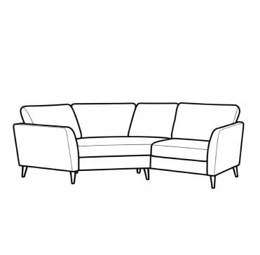 Harlow Cosy Corner with 1 Seater Left