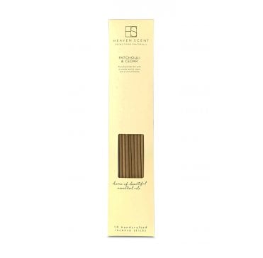 10 Incense Sticks – Patchouli & Cedar