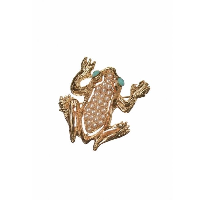 Hot Tomato The Contented Toad Brooch