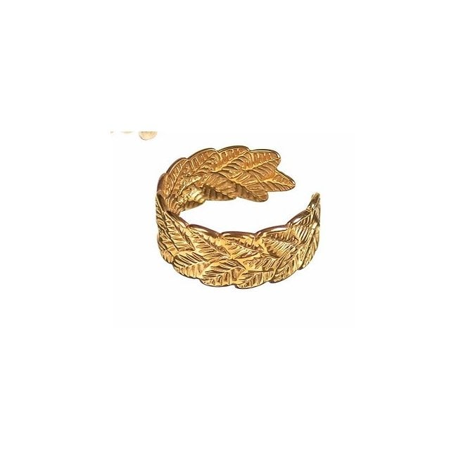 Leaf Layers Adjustable Ring