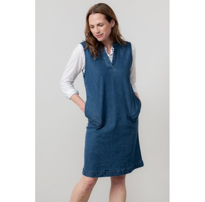 Lily & Me Belle Dress Plain - Blue