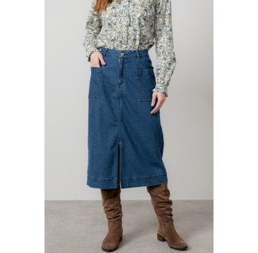 Penrose Skirt Plain - Blue