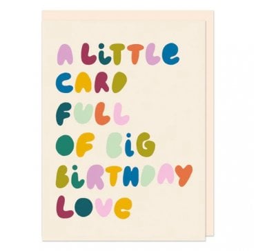 Little card full of big birthday love