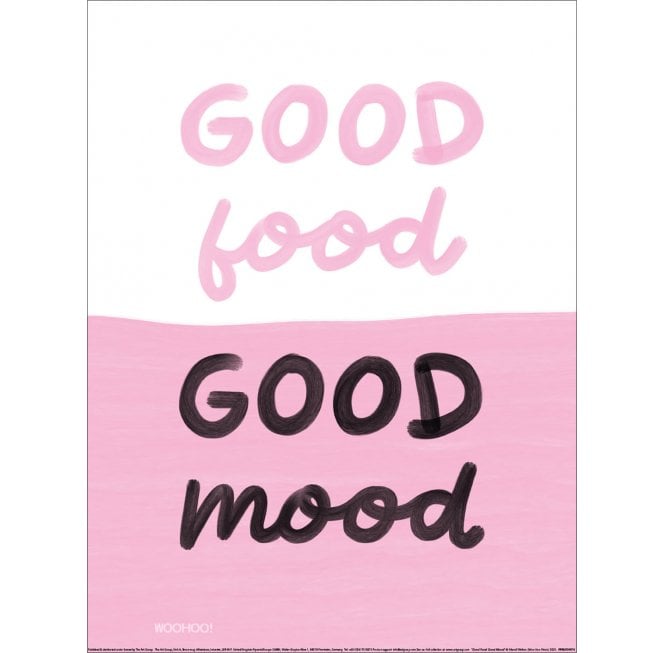 MANDI WELTON - WOO HOO PRINTS (GOOD FOOD GOOD MOOD) 30X40