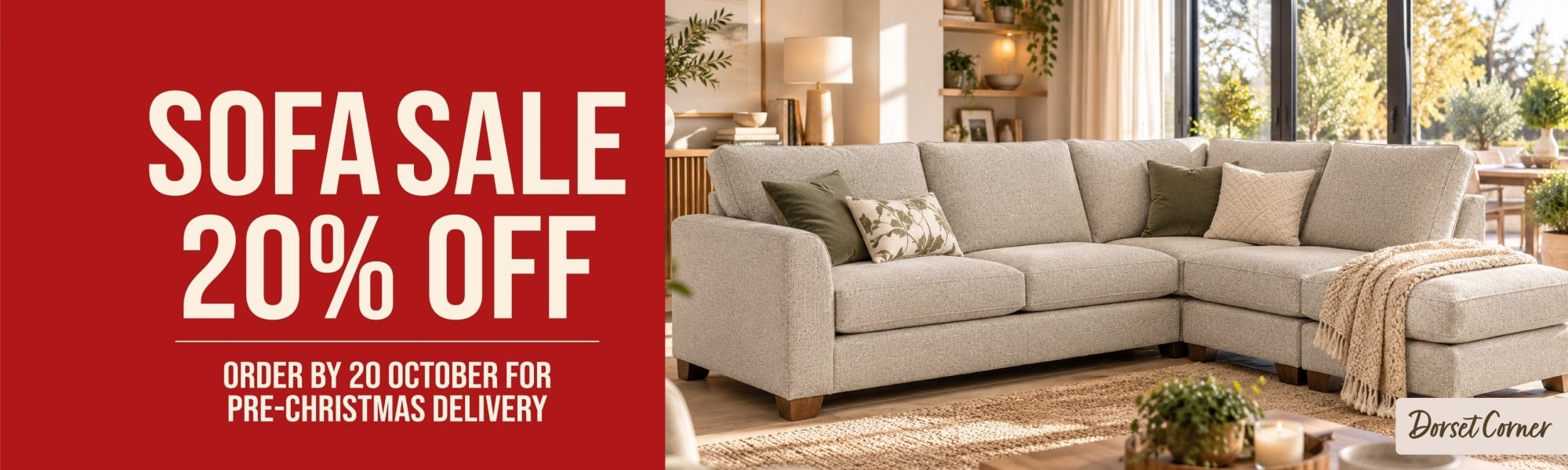 Sofa Sale 20 with Pre-Christmas Delivery
