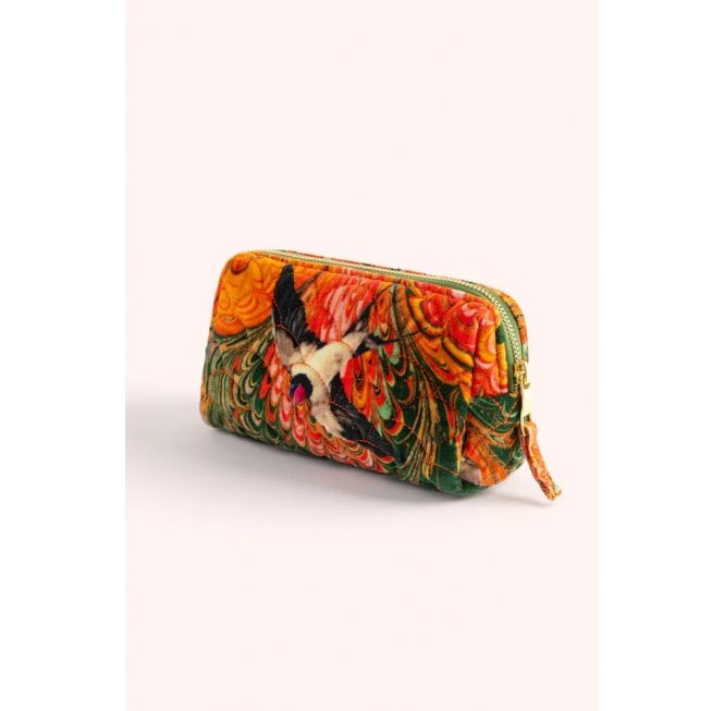 Powder Quilted Vanity Bag - Marbled Swallow