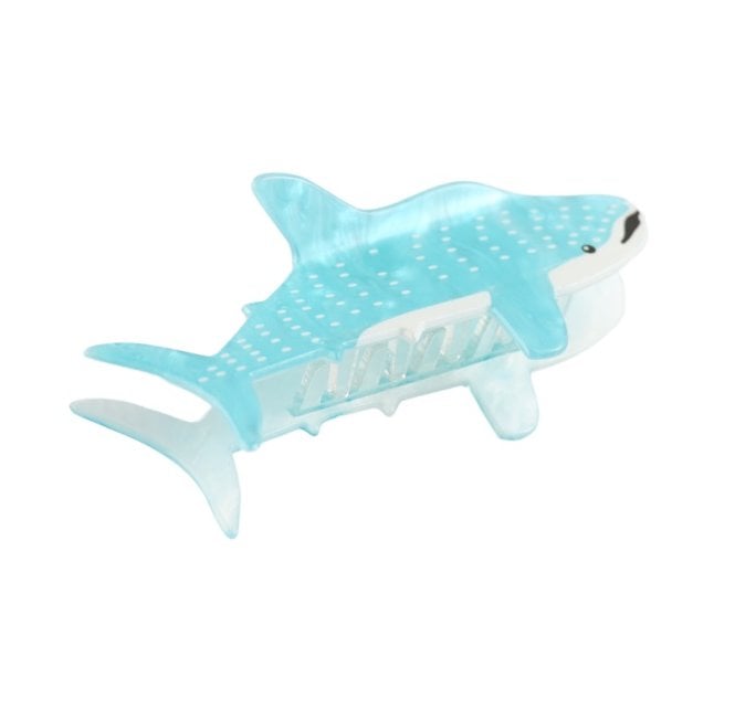 Red Cuckoo Shark Hair Clip
