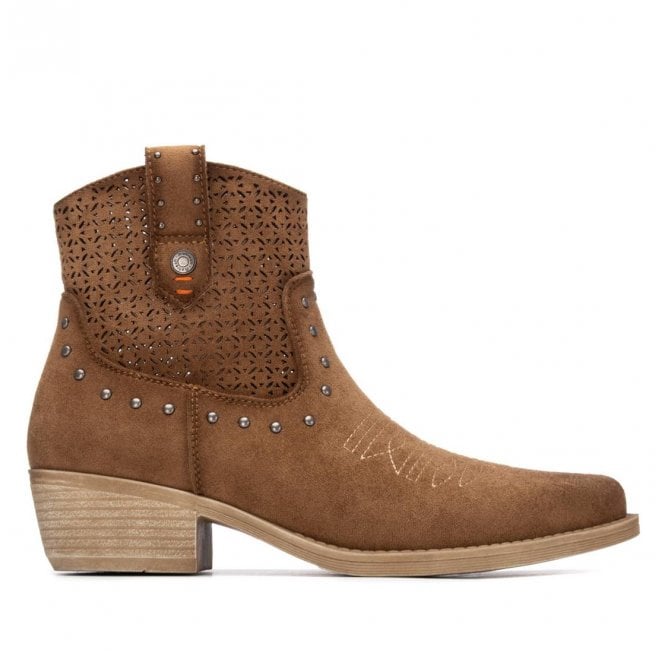 REFRESH Cowboy Boot - Camel