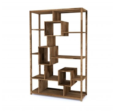 Shalcombe Geometric Bookcase