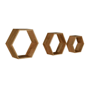 Shalcombe Hex Nest / Shelf Set