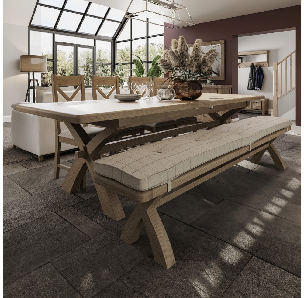 Ex Table Showroom Ex-Display Clearance Hamstead 2.5m Cross Legged Dining Table